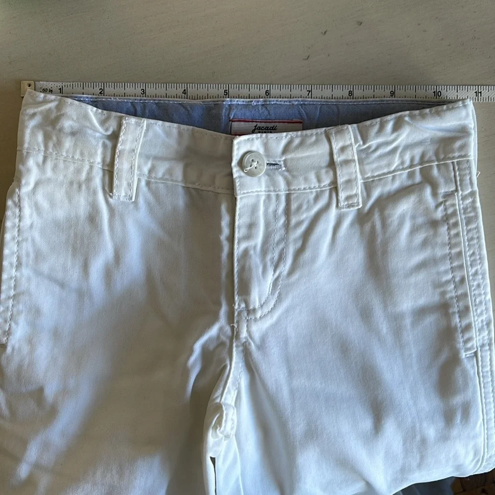 Jacadi White Cotton Shorts